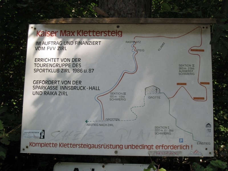 Kaiser Max-Klettersteig (E)